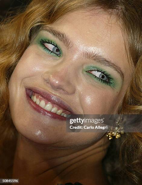 Model Natalia Vodianova arrives to the premiere of "Kill Bill II" at the Palais des Festivals during the 57th Annual International Cannes Film...