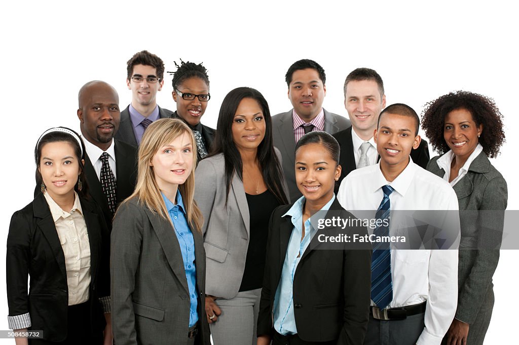 Diverse business people
