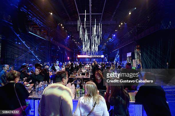 Music fans attend the DirecTV and Pepsi Super Thursday Night featuring Dave Matthews Band at Pier 70 on February 4, 2016 in San Francisco, California.