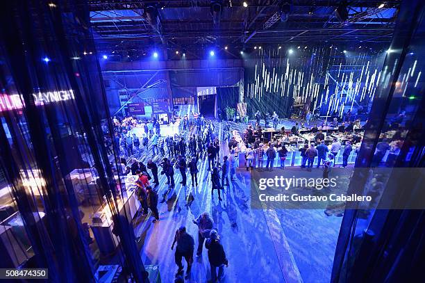 Music fans attend the DirecTV and Pepsi Super Thursday Night featuring Dave Matthews Band at Pier 70 on February 4, 2016 in San Francisco, California.