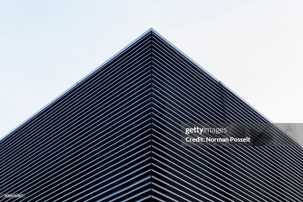 Low angle view of building against sky