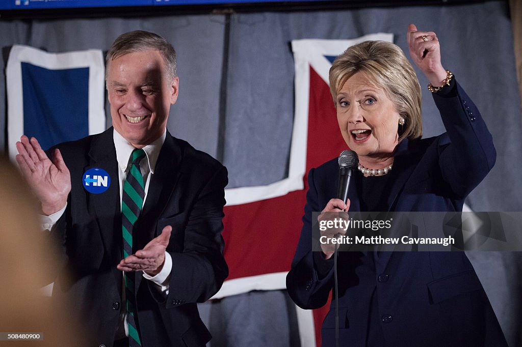 Hillary Clinton Supporters Attend Debate Watch Party In Durham, NH