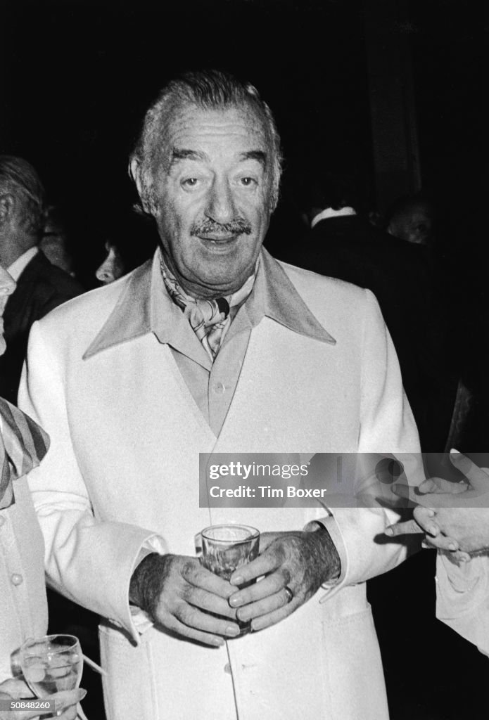 William Levitt At Party