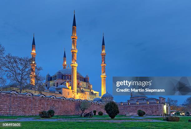 selimiye mosque, built by mimar sinan, edirne, east thrace, marmara region, turkey - edirne bildbanksfoton och bilder