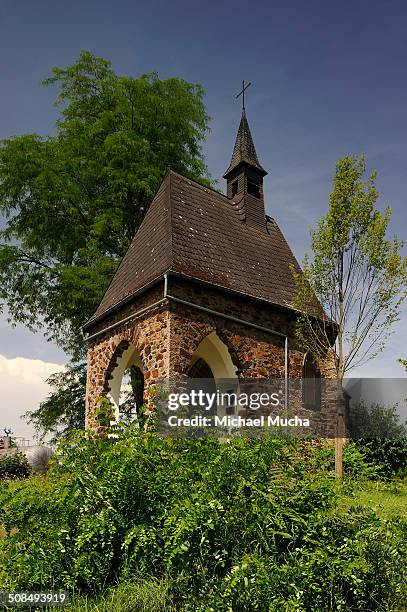 wenceslas chapel, lahnstein, rhineland-palatinate, germany - michael mucha ストックフォトと画像