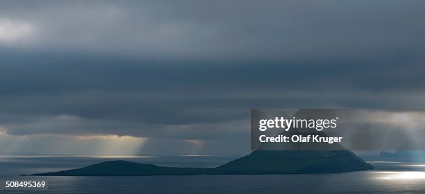 Low hanging clouds, Koltur island, Faroe Islands, Denmark Low hanging clouds, Koltur island, Faroe Islands, Denmark
