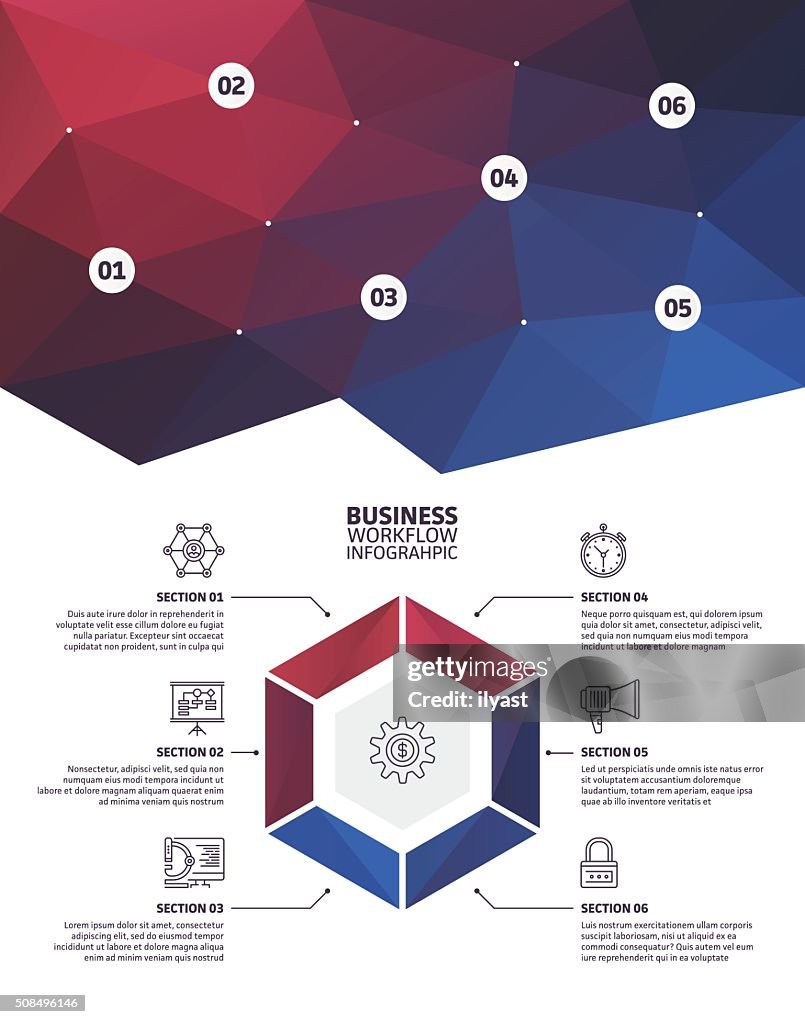 Abstrakter Hintergrund Infografik-Elemente