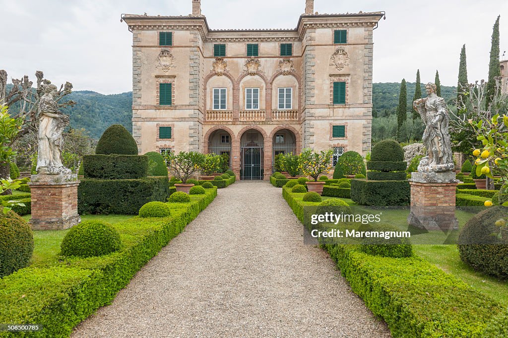 The garden of Villa Cetinale
