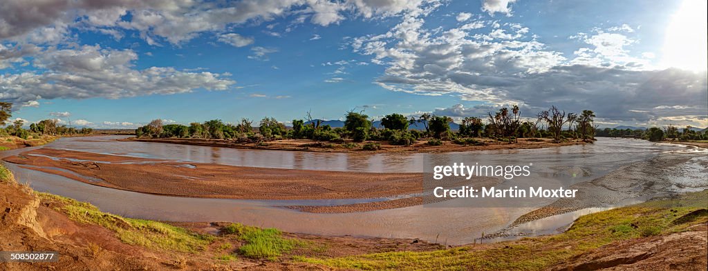 Ewaso Ng'iro River in Samburu National Reserve, Kenya, East Africa, Africa, PublicGround