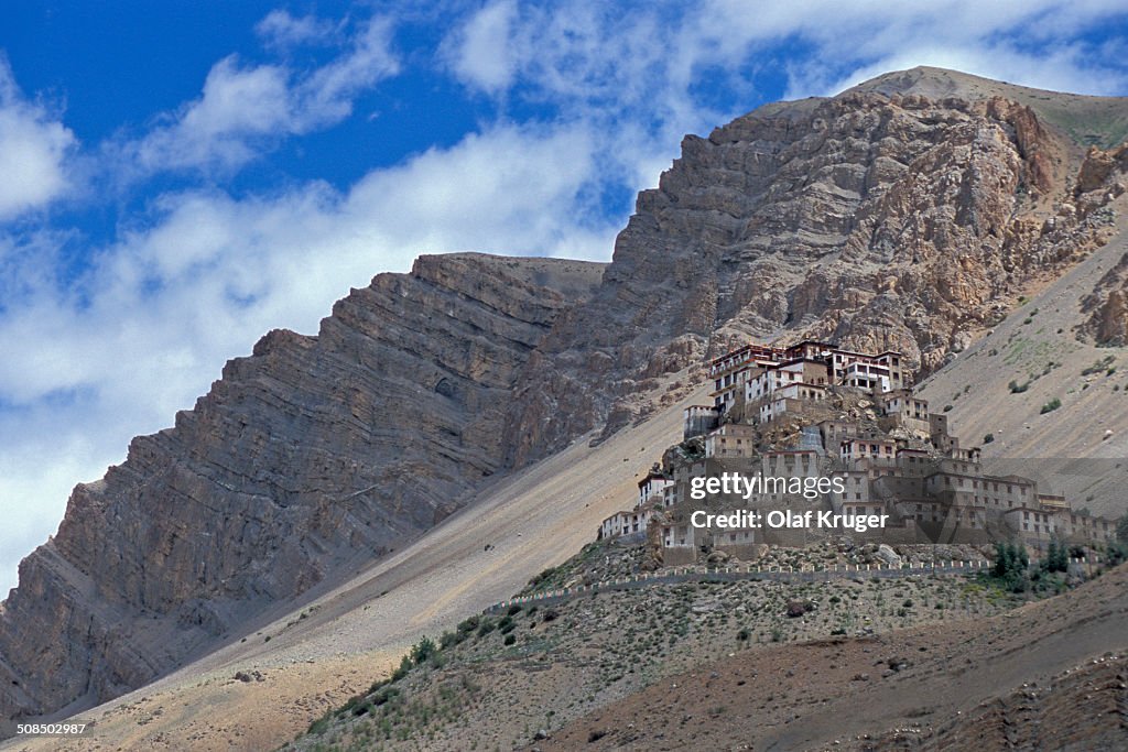 Buddhist Ki Or Key Monastery Or Gompa Spiti Valley Lahaul And Spiti ...