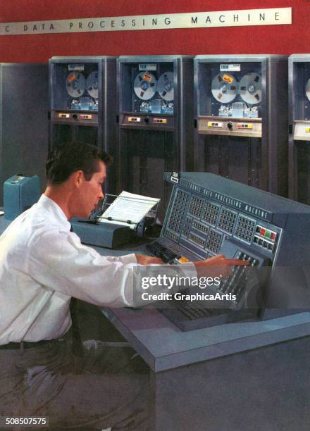 508 Computer 1950s Stock Photos, High-Res Pictures, and Images - Getty ...