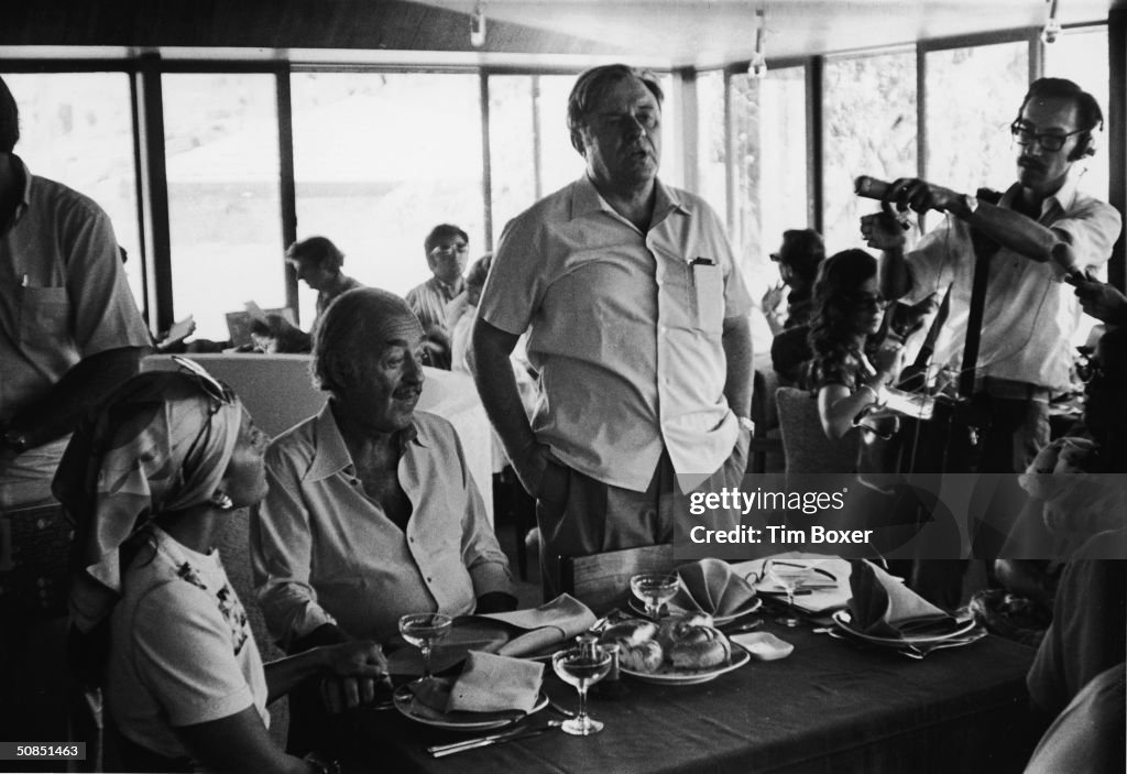 William Levitt Listens To Teddy Kollek
