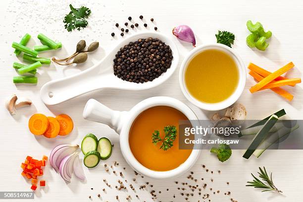 cooking ingredients - celery soup stock pictures, royalty-free photos & images
