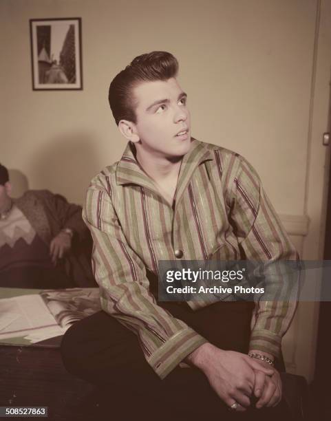American actor, singer and teen idol Fabian Forte, aka Fabian, circa 1960.