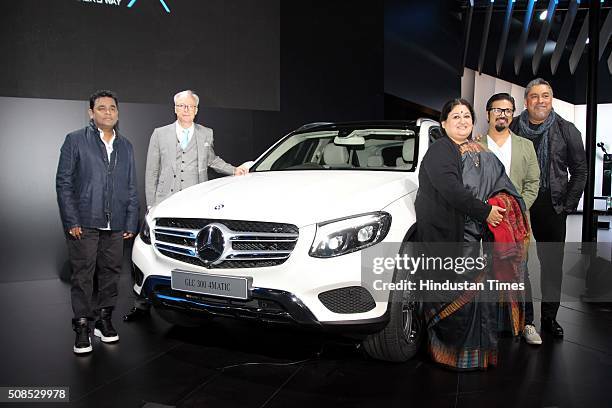 Bollywood singer and music producer AR Rahman, Roland Folger, MD & CEO, Mercedes-Benz India Pvt. Ltd., classical singer Shubha Mudgal, singer Amit...