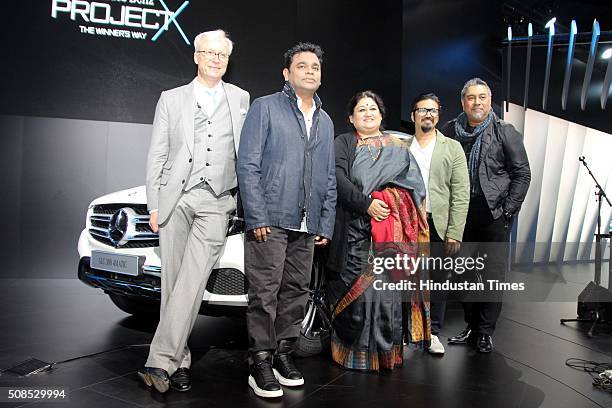 Roland Folger, MD & CEO, Mercedes-Benz India Pvt. Ltd., Bollywood singer and music producer AR Rahman, classical singer Shubha Mudgal, singer Amit...