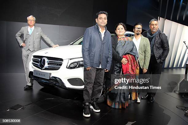 Roland Folger, MD & CEO, Mercedes-Benz India Pvt. Ltd., Bollywood singer and music producer AR Rahman, classical singer Shubha Mudgal, singer Amit...
