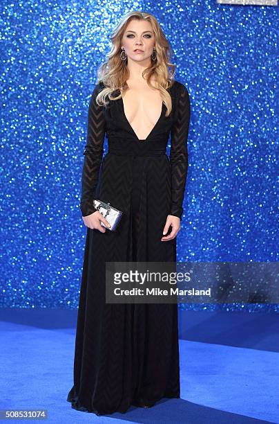 Natalie Dormer attends a London Fan Screening of the Paramount Pictures film "Zoolander No. 2" at Empire Leicester Square on February 4, 2016 in...