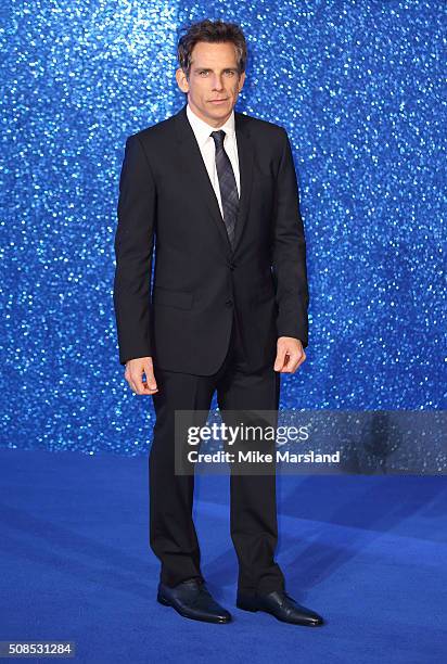 Ben Stiller attends a London Fan Screening of the Paramount Pictures film "Zoolander No. 2" at Empire Leicester Square on February 4, 2016 in London,...