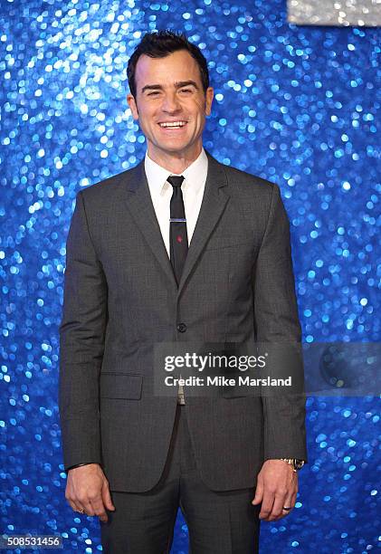 Justin Theroux attends a London Fan Screening of the Paramount Pictures film "Zoolander No. 2" at Empire Leicester Square on February 4, 2016 in...