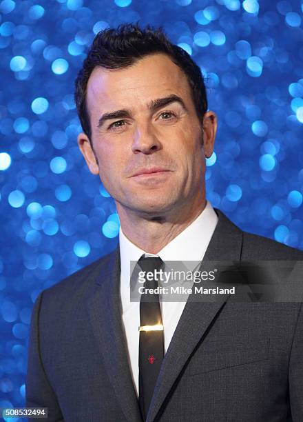 Justin Theroux attends a London Fan Screening of the Paramount Pictures film "Zoolander No. 2" at Empire Leicester Square on February 4, 2016 in...