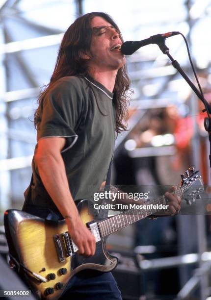 June 16 Dave Grohl of the Foo Fighters at The Tibetan Freedom Concert 1996. Event held at the Polo Fields in Golden Gate Park San Francisco,...