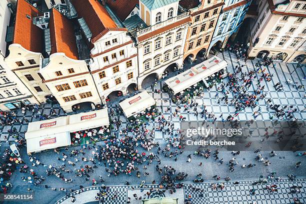 praça da cidade velha em praga - bohemia czech republic - fotografias e filmes do acervo