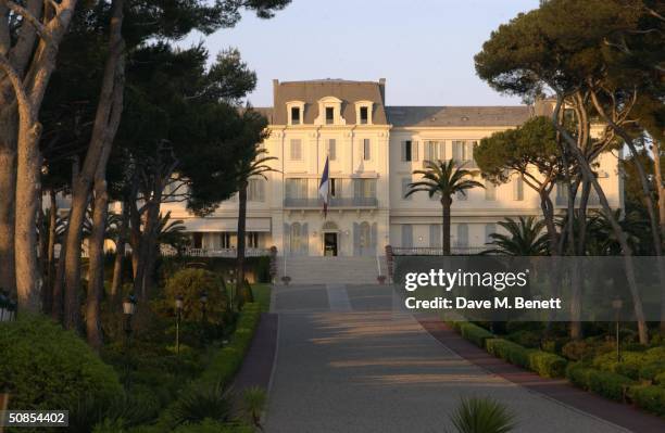 General view of the Hotel Du Cap at party to celebrate 10 Years of the Independent Film Channel at Eden Roc on May 18, 2004 in Antibes, France. The...