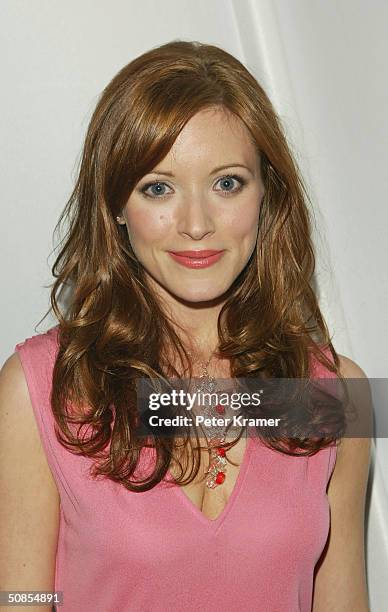 Actress Elizabeth Bogush attends The WB Upfront All-Star Party May 18, 2004 in New York City.