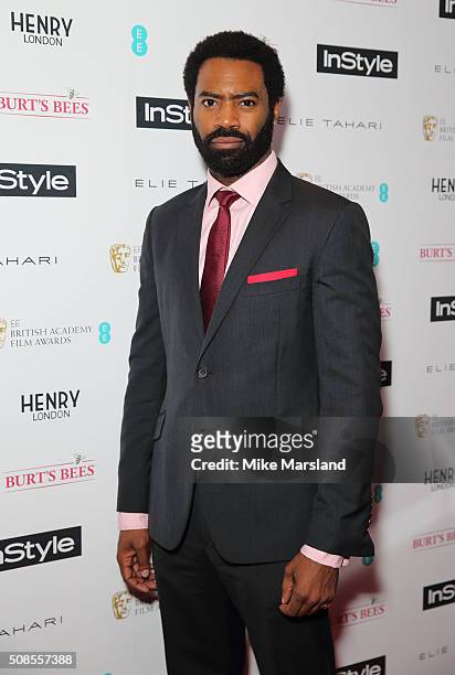Nicholas Pinnock attends the InStyle EE Rising Star Pre-BAFTA Party at 100 Wardour Street on February 4, 2016 in London, England.