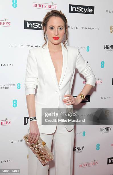 Rosie Fortescue attends the InStyle EE Rising Star Pre-BAFTA Party at 100 Wardour Street on February 4, 2016 in London, England.