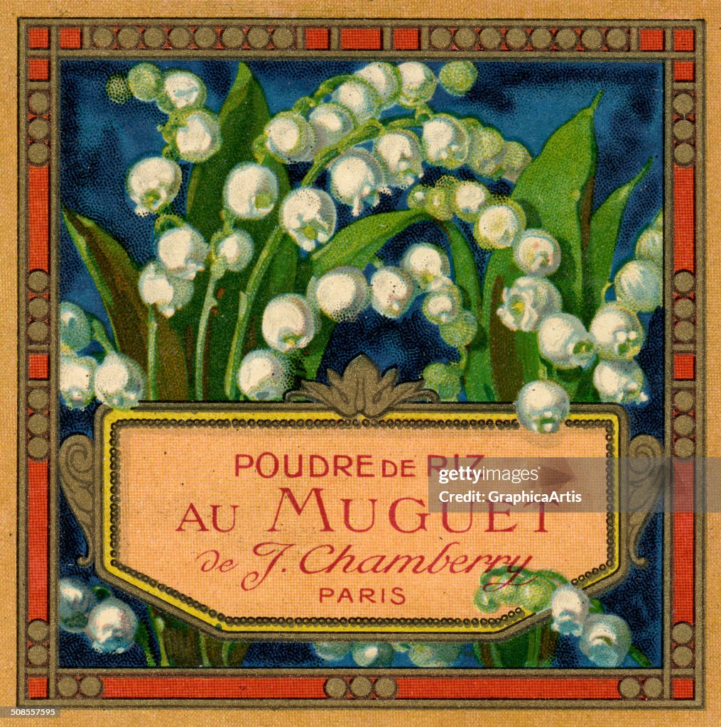 French Perfume Label