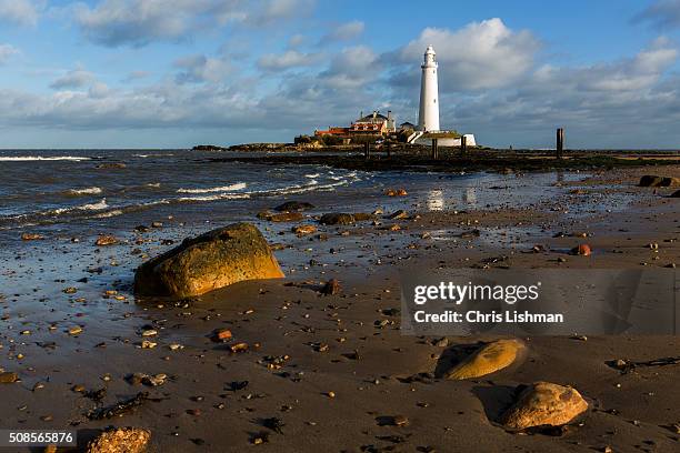 st. mary's island - insel st mary's island stock-fotos und bilder