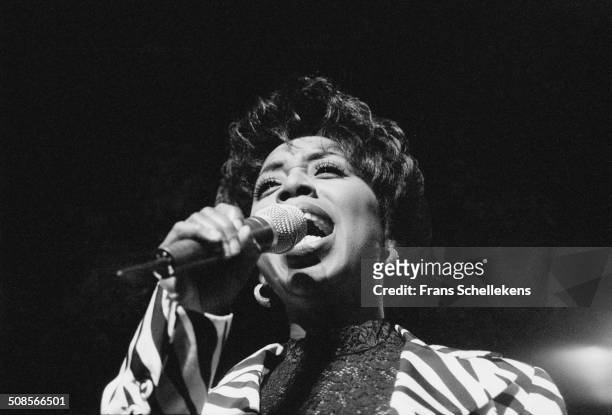 Oleta Adams, vocal, performs at the North Sea Jazz Festival in the Hague, Netherlands on 12 July 1996.