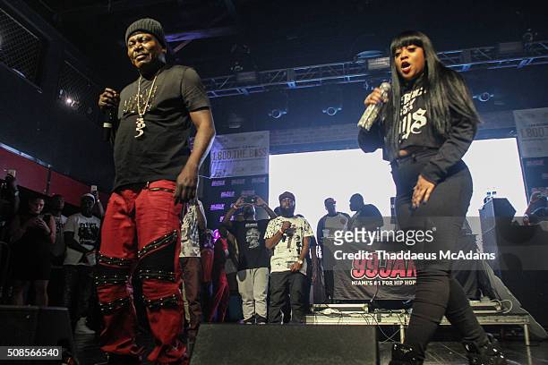 Trick Daddy and Trina perform at Revolution on February 4, 2016 in Fort Lauderdale, Florida.