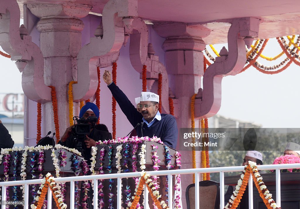 Swearing-in Ceremony Of Delhi Chief Minister Arvind Kejriwal