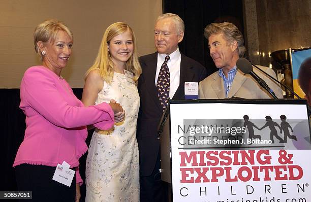 Reve Walsh , Elizabeth Smart, Sen. Orrin Hatch and John Walsh attend the National Center for Missing and Expolited Children's 9th Annual...