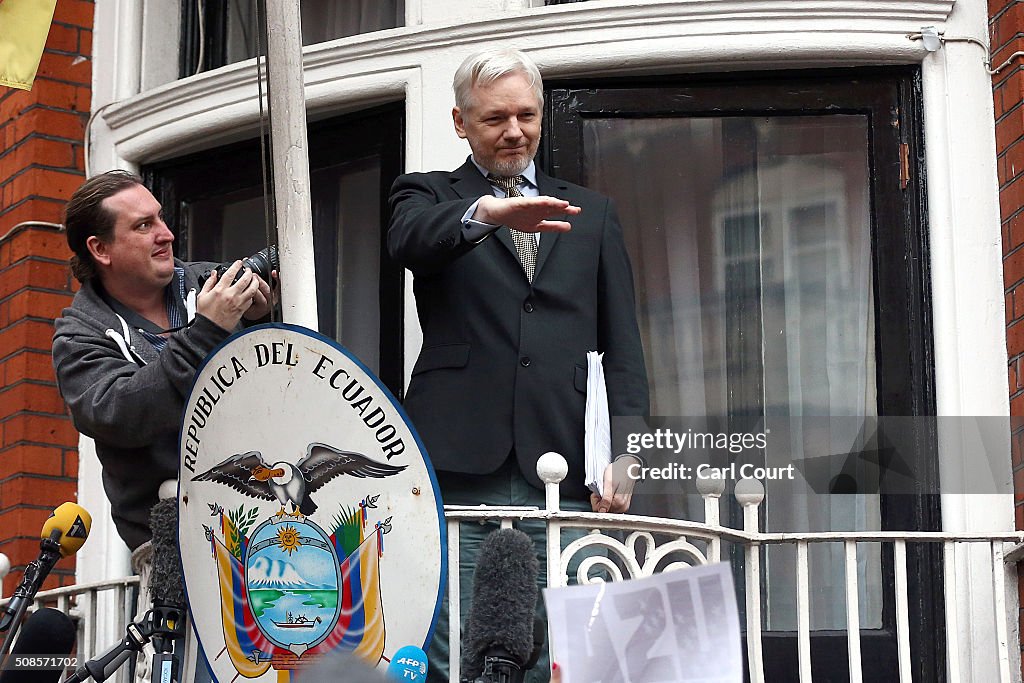 UN Panel Rules That Wikileaks Founder Is Arbitrarily Detained