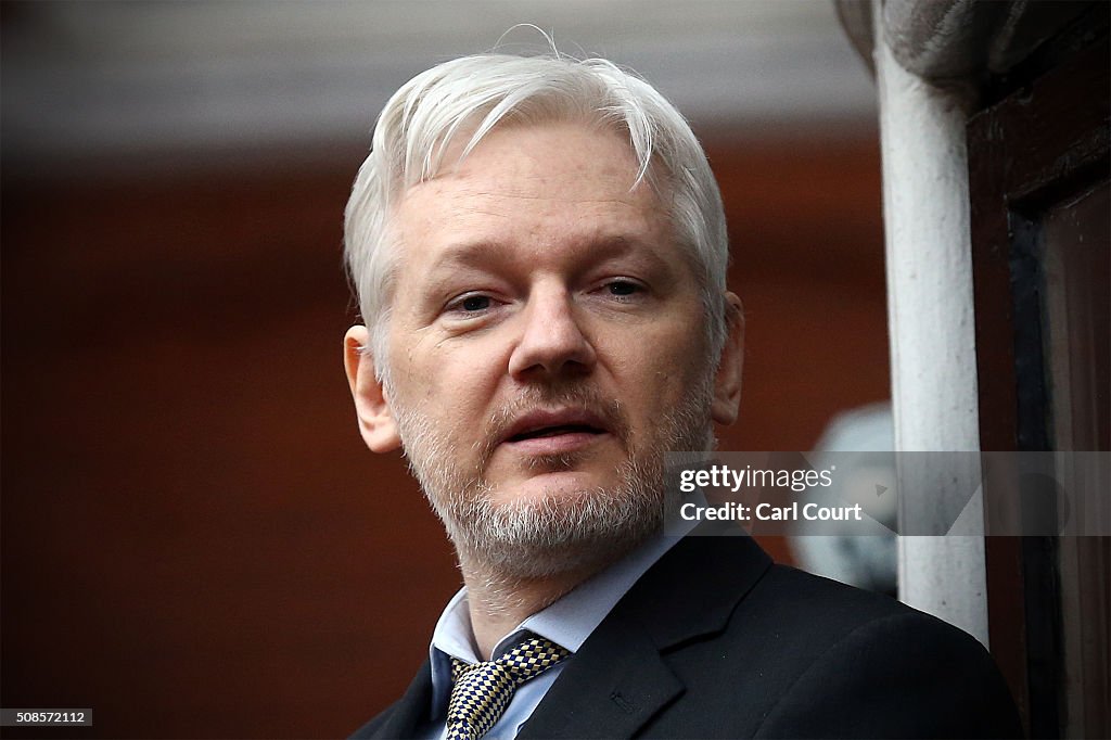 UN Panel Rules That Wikileaks Founder Is Arbitrarily Detained