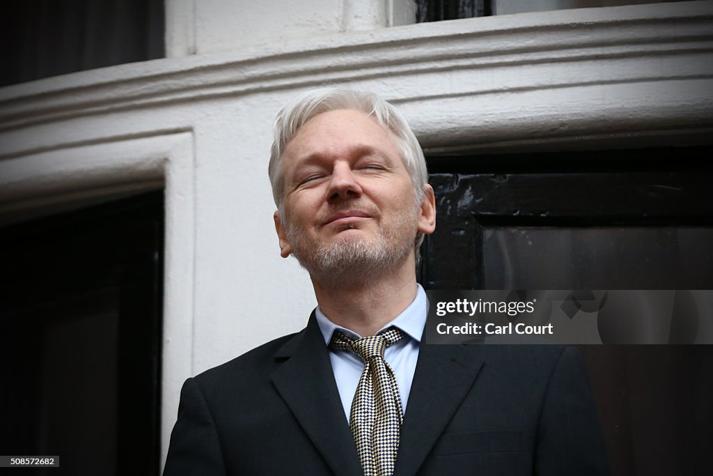 UN Panel Rules That Wikileaks Founder Is Arbitrarily Detained