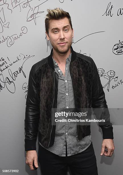 Lance Bass attends the AOL Build Speaker Series - Lance Bass, "Dirty Pop With Lance Bass"