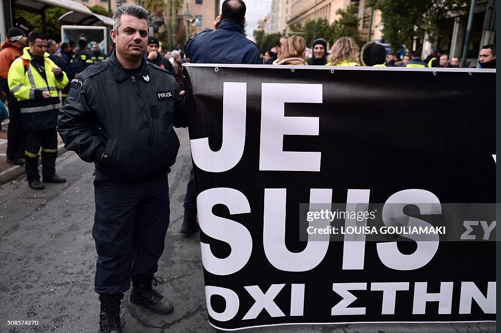 GREECE-ECONOMY-POLICE-DEMO