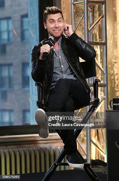 Lance Bass attends AOL Build Speaker Series - Lance Bass, "Dirty Pop with Lance Bass" at AOL Studios In New York on February 5, 2016 in New York City.