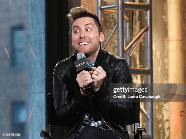 Lance Bass attends AOL Build Speaker Series - Lance Bass, "Dirty Pop with Lance Bass" at AOL Studios In New York on February 5, 2016 in New York City.