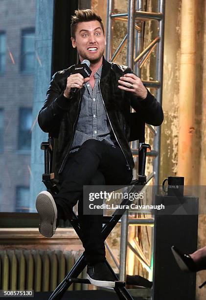 Lance Bass attends AOL Build Speaker Series - Lance Bass, "Dirty Pop with Lance Bass" at AOL Studios In New York on February 5, 2016 in New York City.