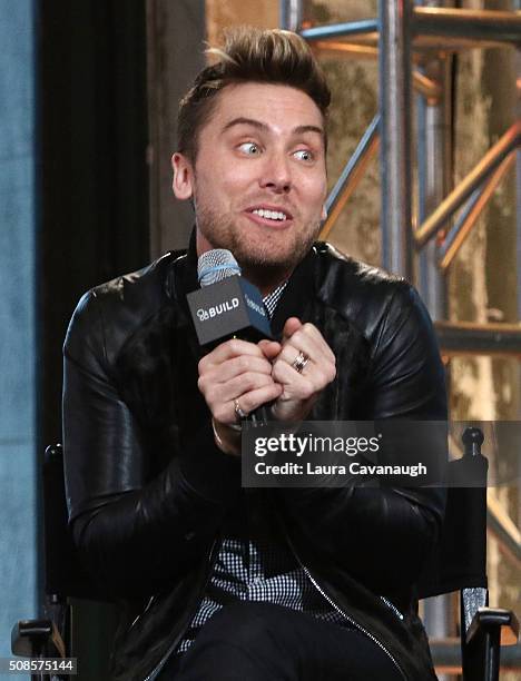 Lance Bass attends AOL Build Speaker Series - Lance Bass, "Dirty Pop with Lance Bass" at AOL Studios In New York on February 5, 2016 in New York City.