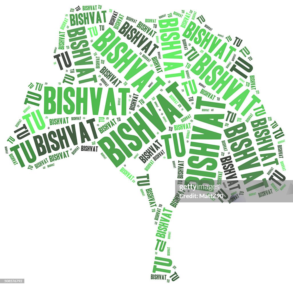 Tu Bishvat. Jewish holiday of trees.