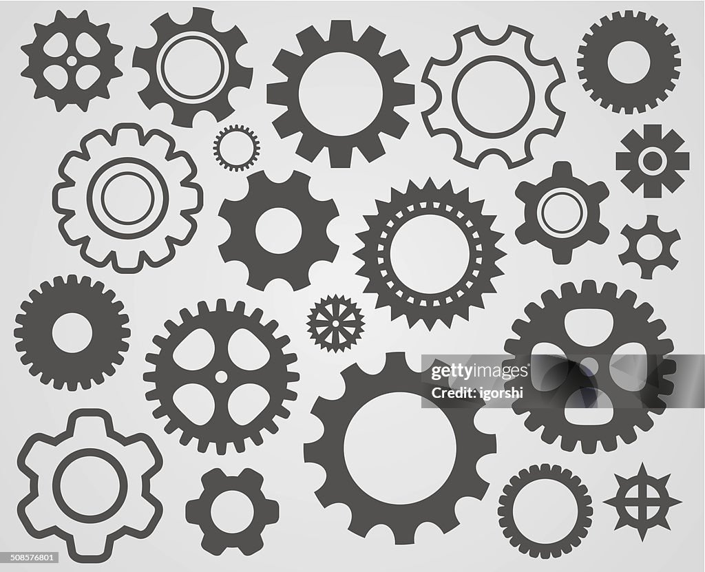 Gear cogs icon