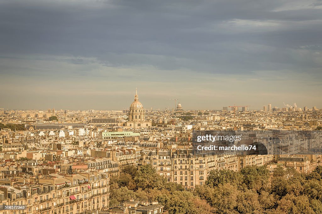 Paris aerial view