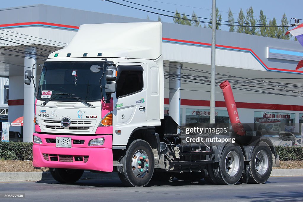 Trailer truck  of Thanachai Company.